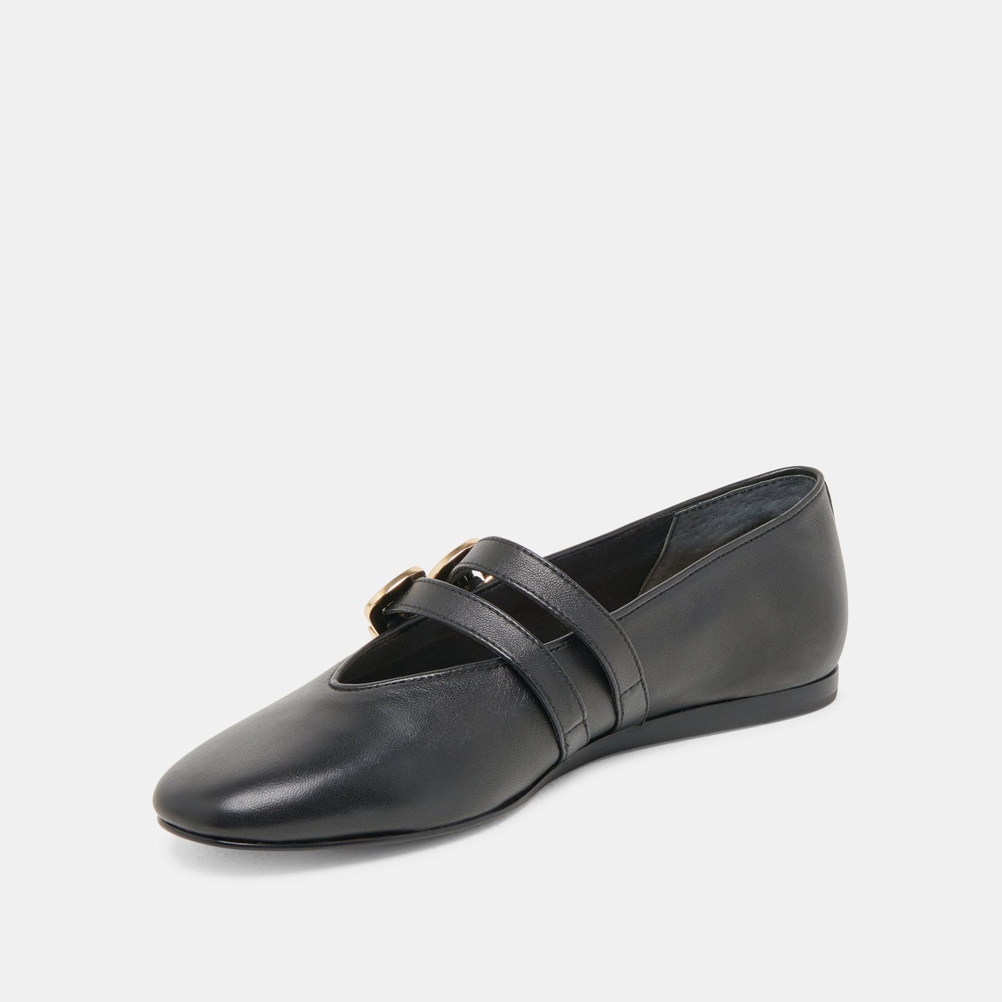 BAYLEE BALLET FLATS BLACK LEATHER Dolce Vita