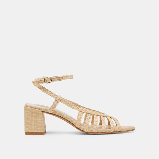 YASMIN HEELS NATURAL RAFFIA Dolce Vita