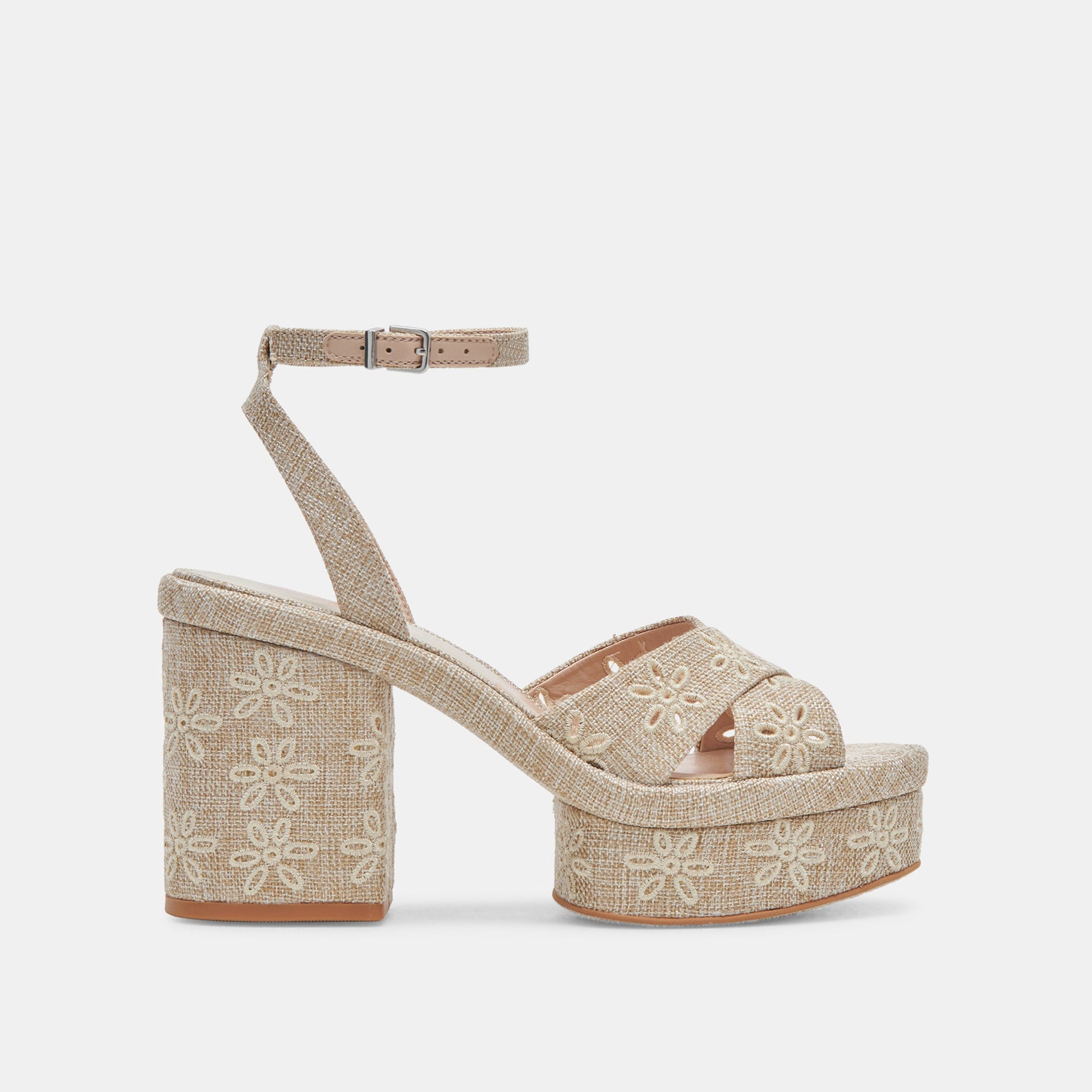 LAISHA HEELS ALMOND FLORAL EYELET Dolce Vita