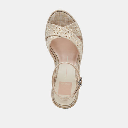LAISHA HEELS ALMOND FLORAL EYELET Dolce Vita