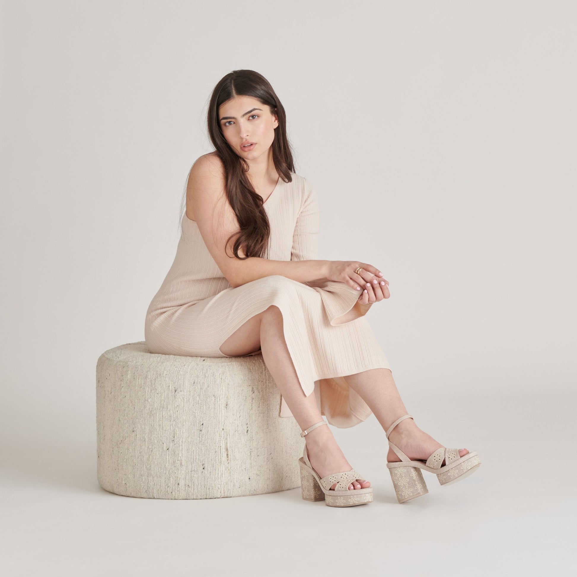 LAISHA HEELS ALMOND FLORAL EYELET Dolce Vita