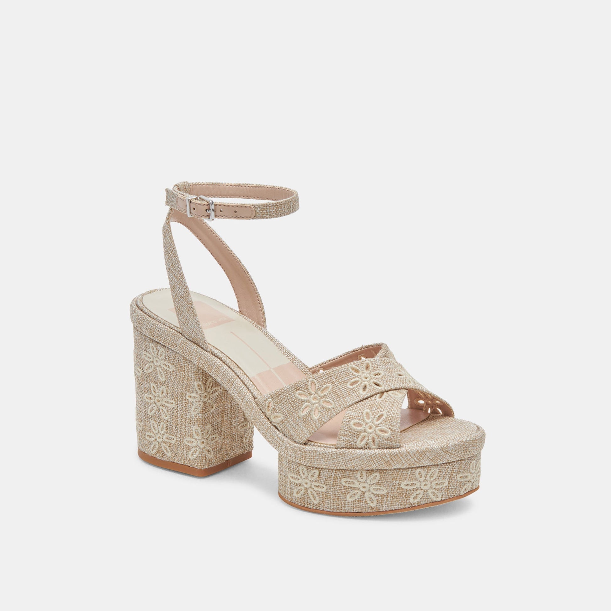 LAISHA HEELS ALMOND FLORAL EYELET Dolce Vita